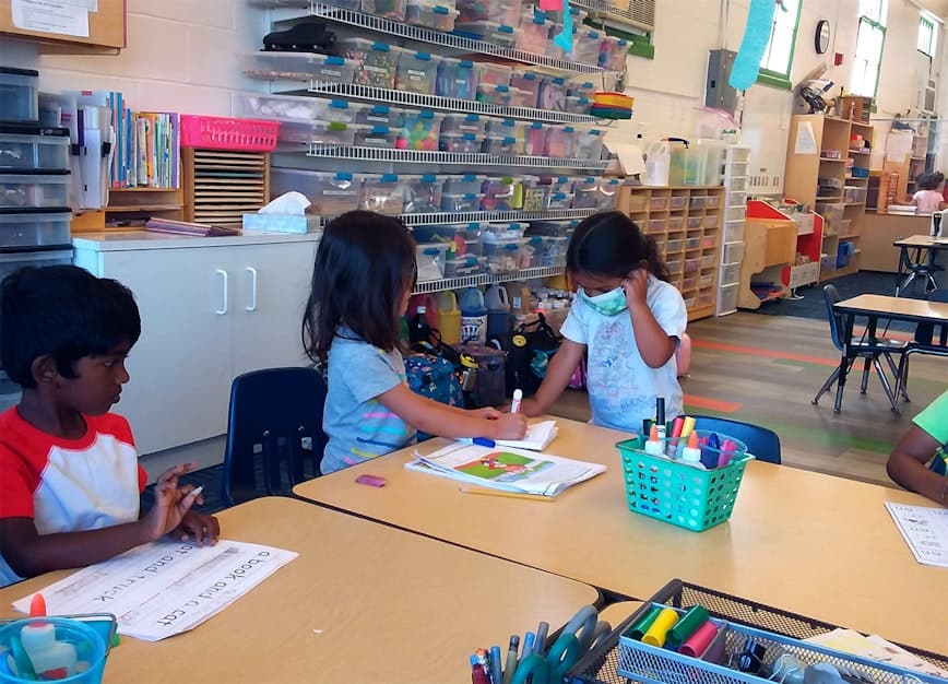 Children in class